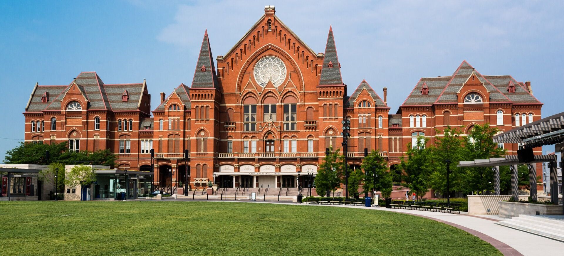 Washington Park and Music Hall, Over-the-Rhine, where we saved the 150-year-old bell tower